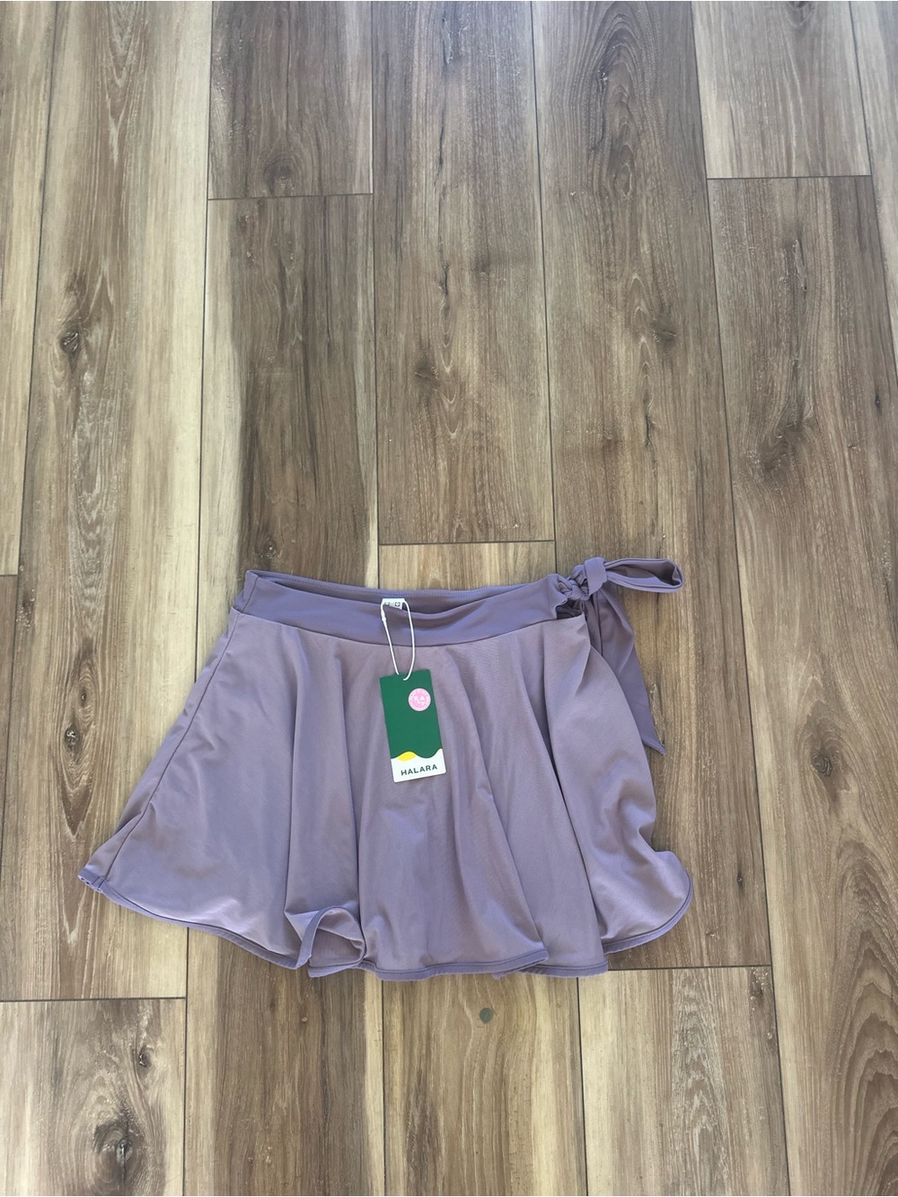 Halara women’s Lilac Tie-Waist Skirt size small regular NWT